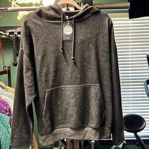 HYFVE Brushed Oversized Hoodie Dark Gray
